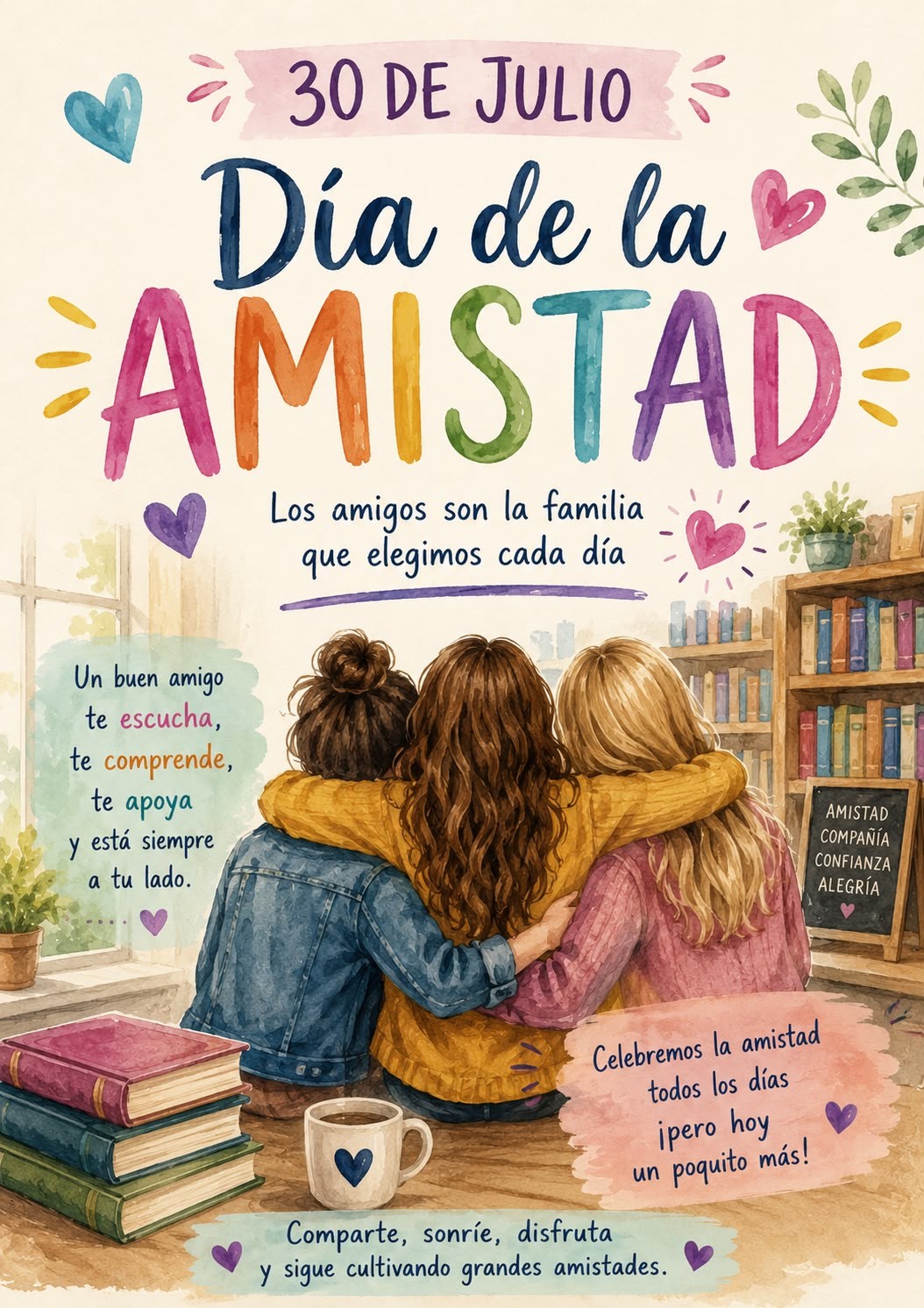 Celebramos el Día de la Amistad 